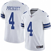 Nike Dallas Cowboys #4 Dak Prescott White NFL Vapor Untouchable Limited Jersey,baseball caps,new era cap wholesale,wholesale hats